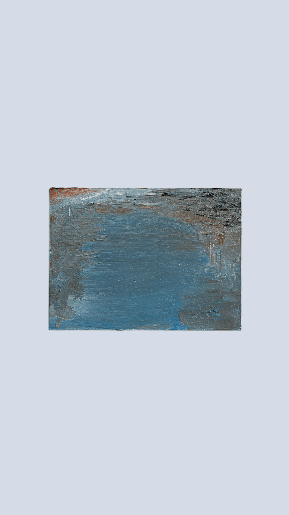 Spring View, Beaver Island Lagoon: Framed Plein Air Color Match